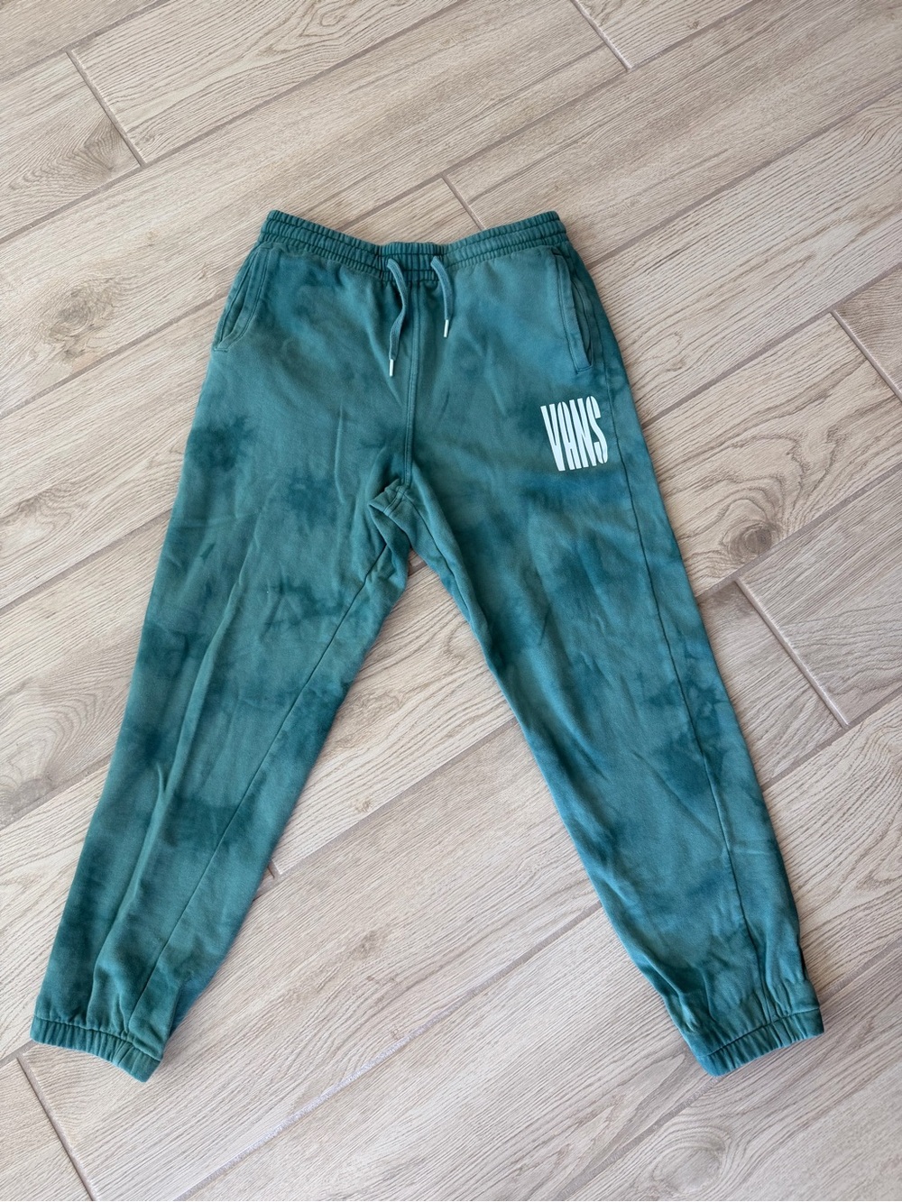Vans Teal Tie-Dye Sweatpants